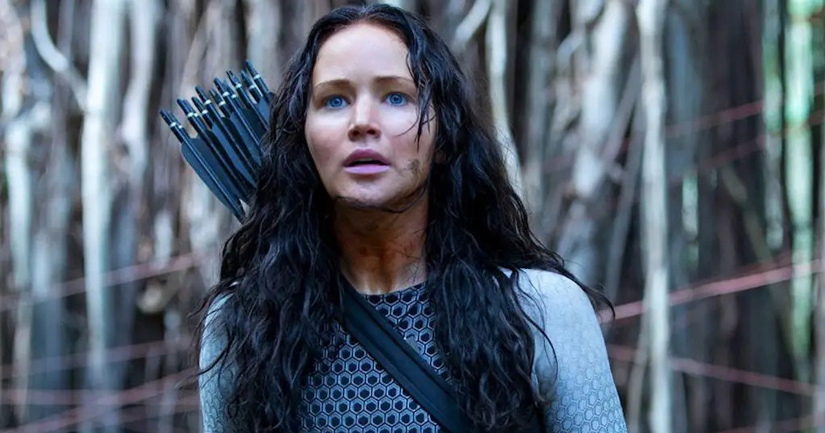 Jennifer Lawrence (Katniss) in Hunger Games