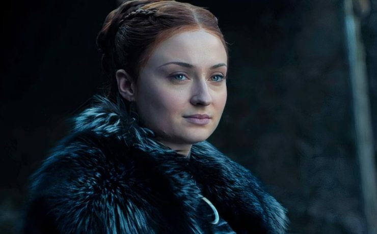 Sansa Stark in una scena de Il trono di spade