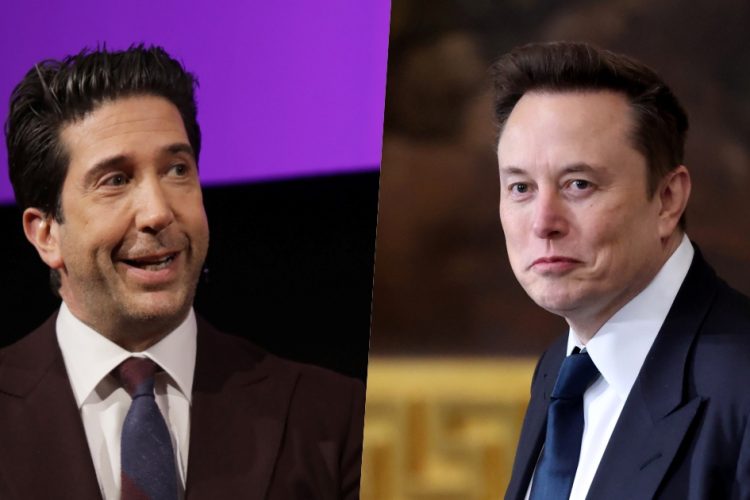 David Schwimmer e Elon Musk