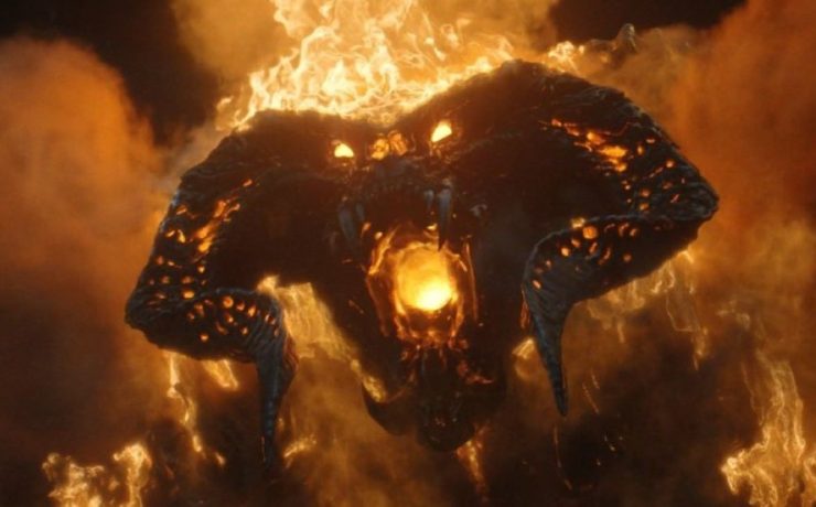 un frame del Balrog in Il Signore degli Anelli - Gli Anelli del Potere