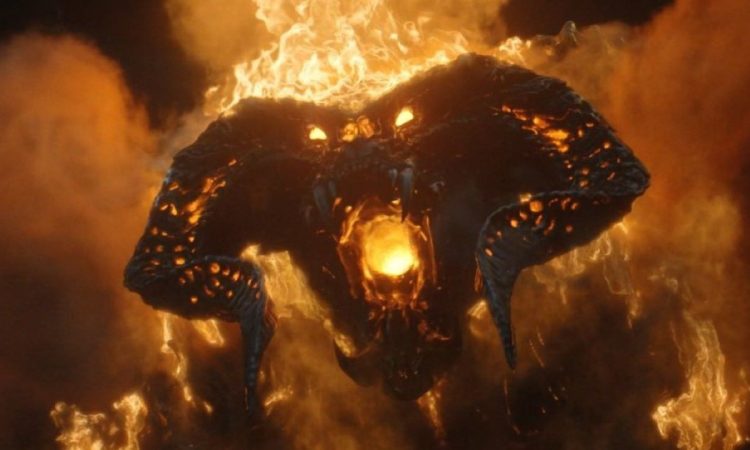 un frame del Balrog in Il Signore degli Anelli - Gli Anelli del Potere