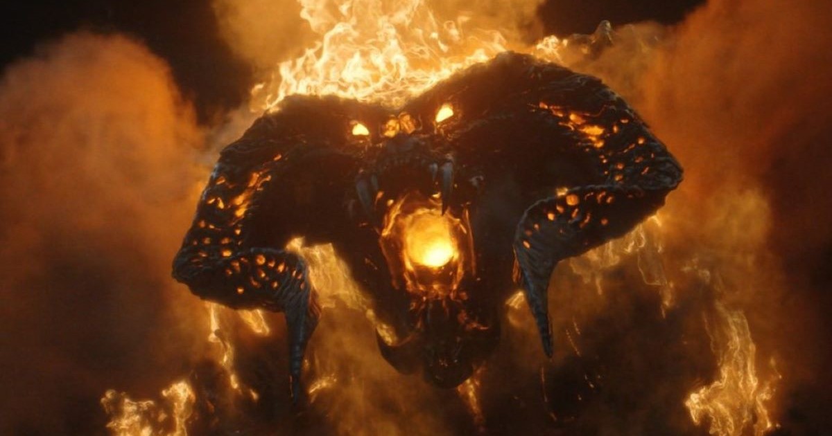 un frame del Balrog in Il Signore degli Anelli - Gli Anelli del Potere