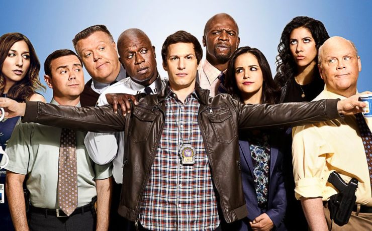 Il cast della sitcom Brooklyn Nine-Nine