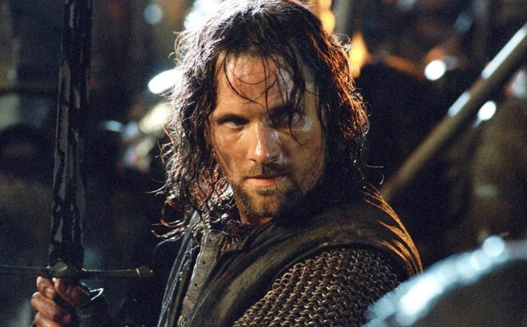 Aragorn (Viggo Mortensen) ne Il Signore degli Anelli