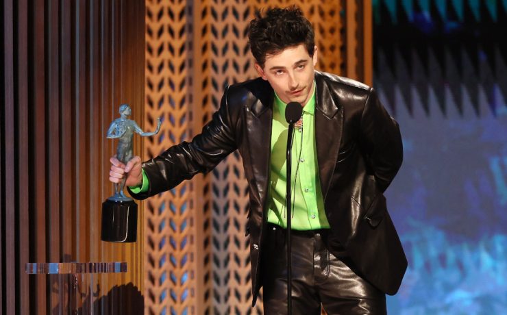 Timothée Chalamet ai SAG Awards 2025