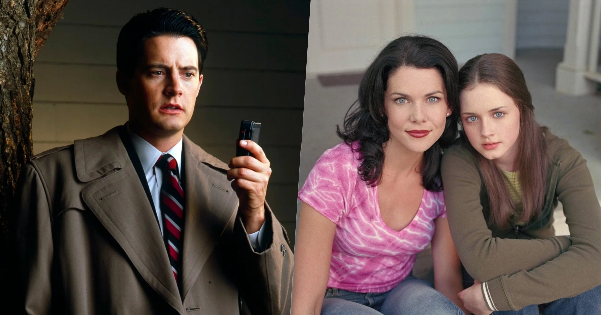 Collage Twin Peaks e Una mamma per amica