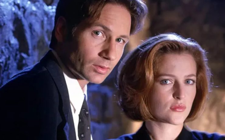 David Duchovny e Gillian Anderson in The X-Files