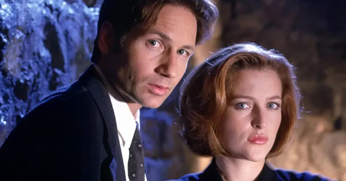 David Duchovny e Gillian Anderson in The X-Files