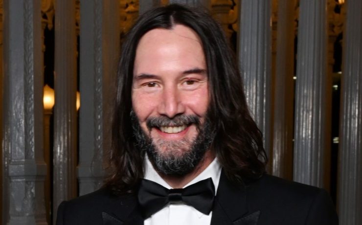 primo piano di Keanu Reeves