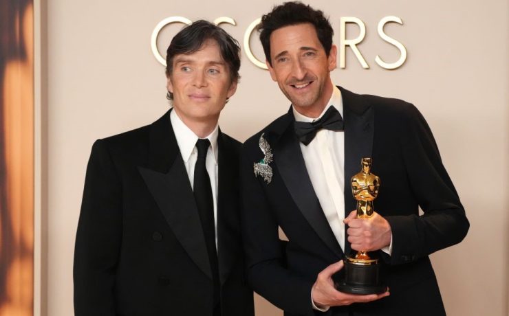 Cillian Murphy e Adrien Brody agli Oscar 2025