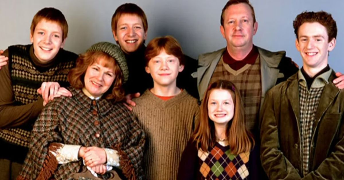 La famiglia Weasley della saga di Harry Potter