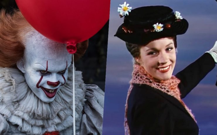 Collage Pennywise e Mary Poppins