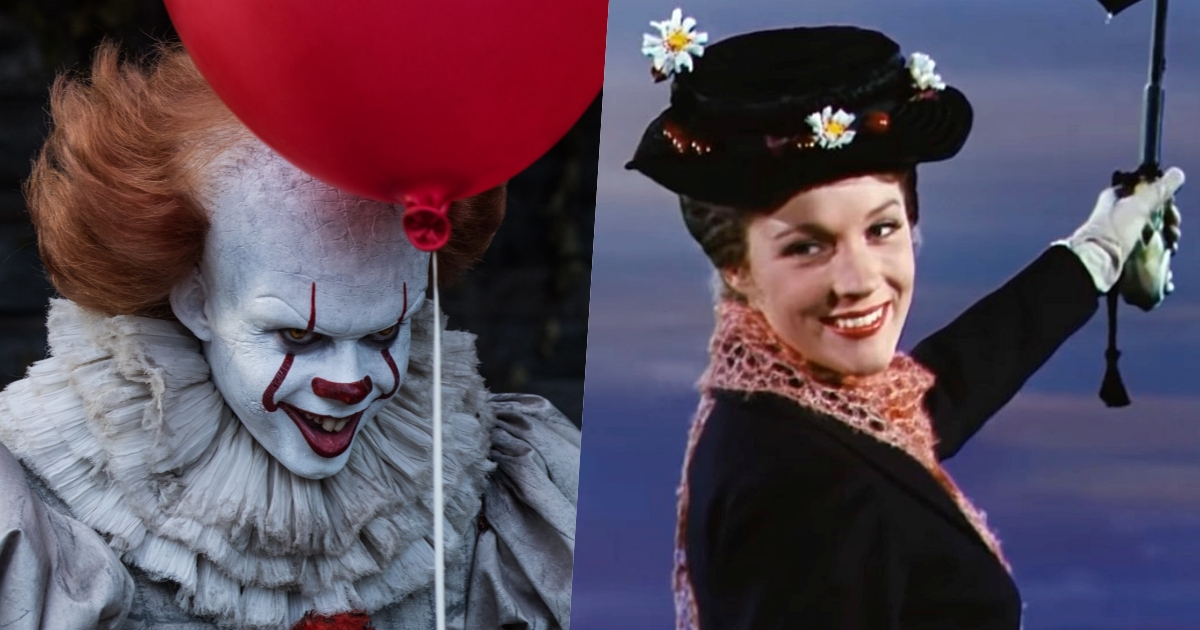 Collage Pennywise e Mary Poppins