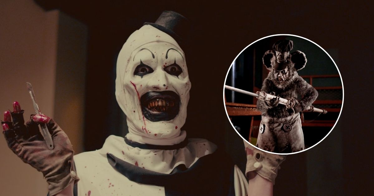 Collage Terrifier e slasher Screamboat